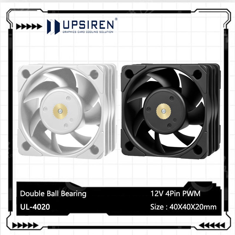 Case Fan Controller - UPSIREN UL-4020 Kipas Pendingin 4cm/40x40x20mm/bantalan bola