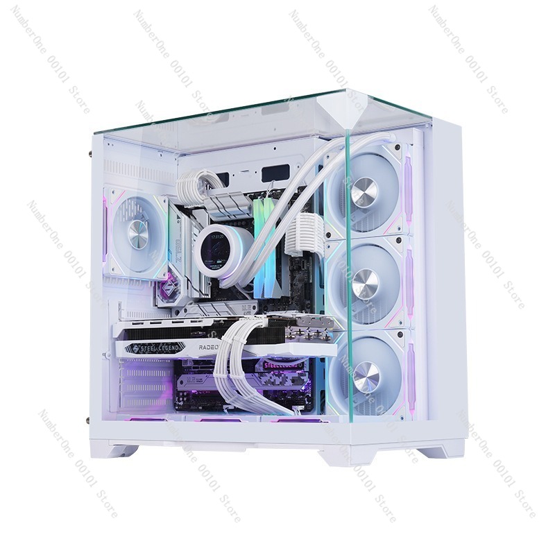Pc Chassis - Casing PC Gaming ATX Kaca Temper