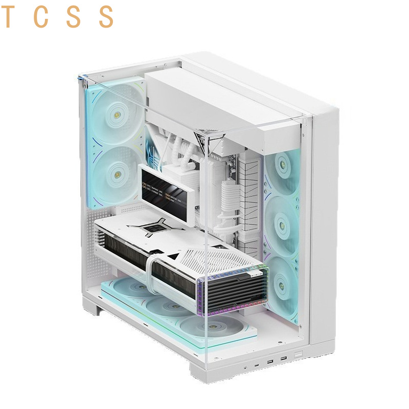 Casing PC Kaca Tempered Tiga L - Pc Chassis ulasan dan harga